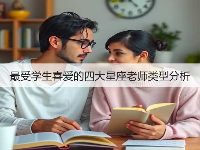 最受学生喜爱的四大星座老师类型分析(图3) 最受学生喜爱的四大星座老师类型分析(图3)
