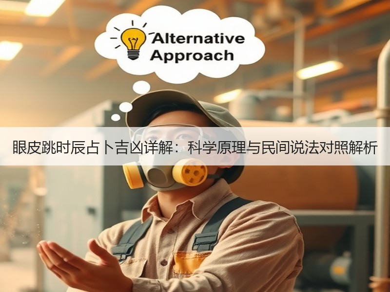 眼皮跳时辰占卜吉凶详解：科学原理与民间说法对照解析