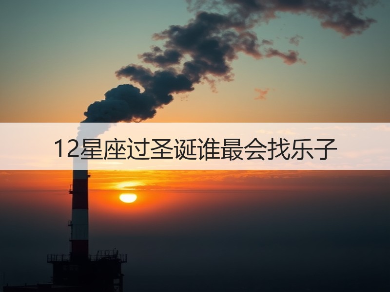 12星座过圣诞谁最会找乐子