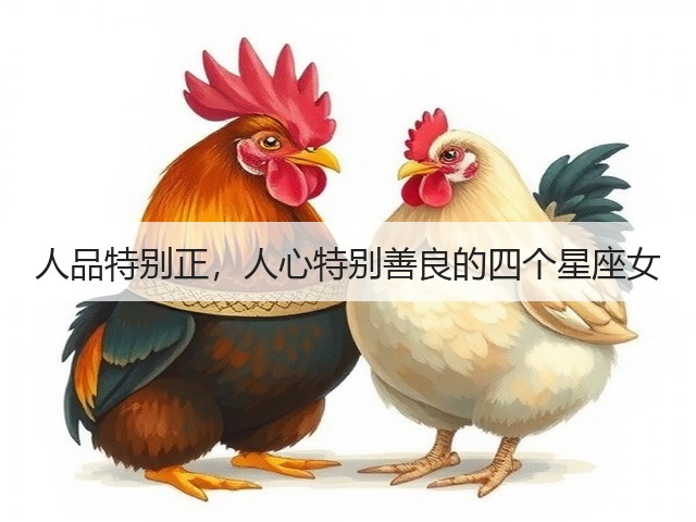 人品特别正,人心特别善良的四个星座女(图3) 人品特别正,人心特别善良的四个星座女(图3)