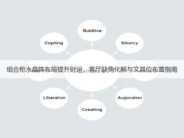组合柜水晶阵布局提升财运，客厅缺角化解与文昌位布置指南(图3)