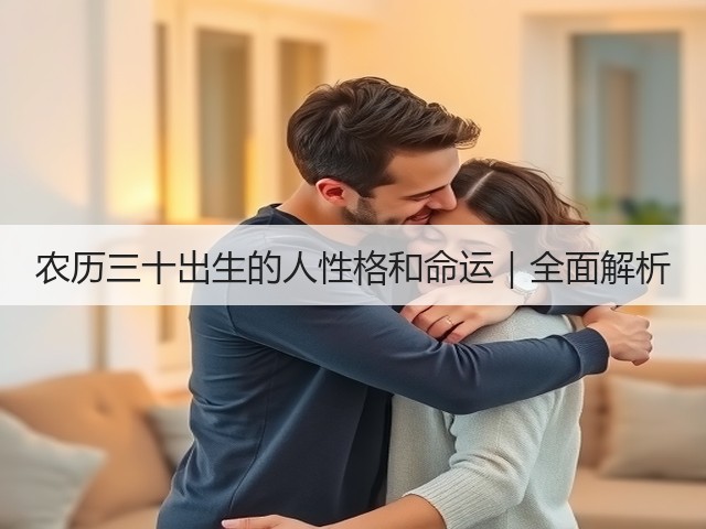 农历三十出生的人性格和命运|全面解析(图3) 农历三十出生的人性格和命运|全面解析(图3)