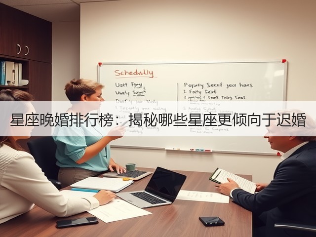 星座晚婚排行榜:揭秘哪些星座更倾向于迟婚(图1) 星座晚婚排行榜:揭秘哪些星座更倾向于迟婚(图1)