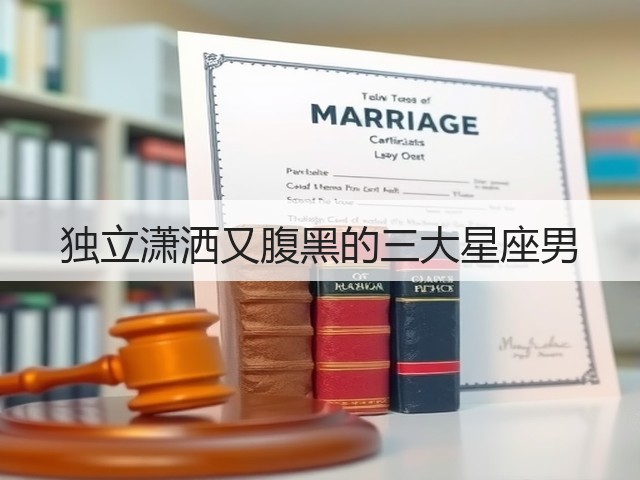 独立潇洒又腹黑的三大星座男(图3)