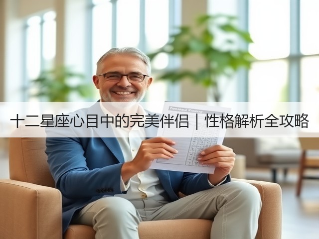 十二星座心目中的完美伴侣｜性格解析全攻略(图1)