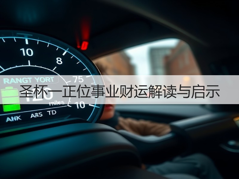 圣杯一正位事业财运解读与启示