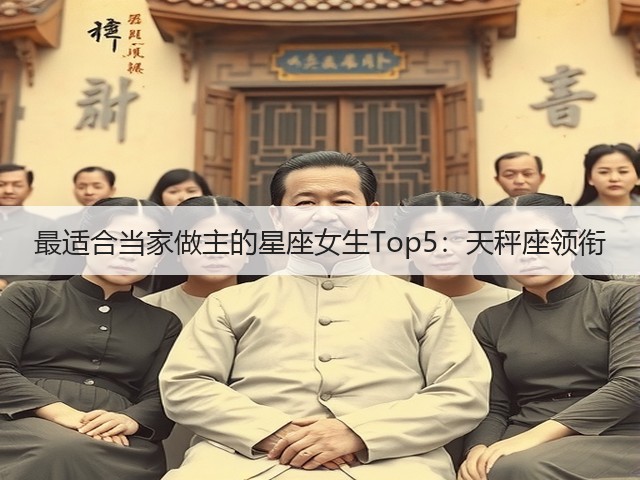 最适合当家做主的星座女生Top5:天秤座领衔(图3) 最适合当家做主的星座女生Top5:天秤座领衔(图3)