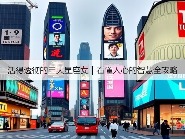 活得透彻的三大星座女|看懂人心的智慧全攻略(图1) 活得透彻的三大星座女|看懂人心的智慧全攻略(图1)