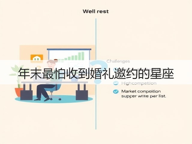 年末最怕收到婚礼邀约的星座(图3) 年末最怕收到婚礼邀约的星座(图3)
