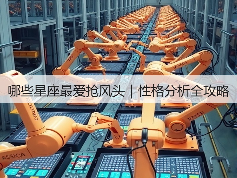 哪些星座最爱抢风头｜性格分析全攻略
