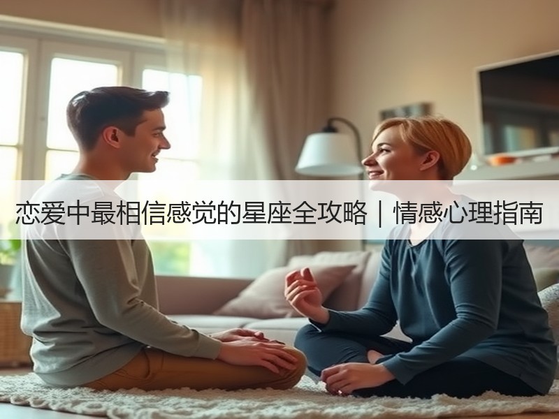 恋爱中最相信感觉的星座全攻略｜情感心理指南