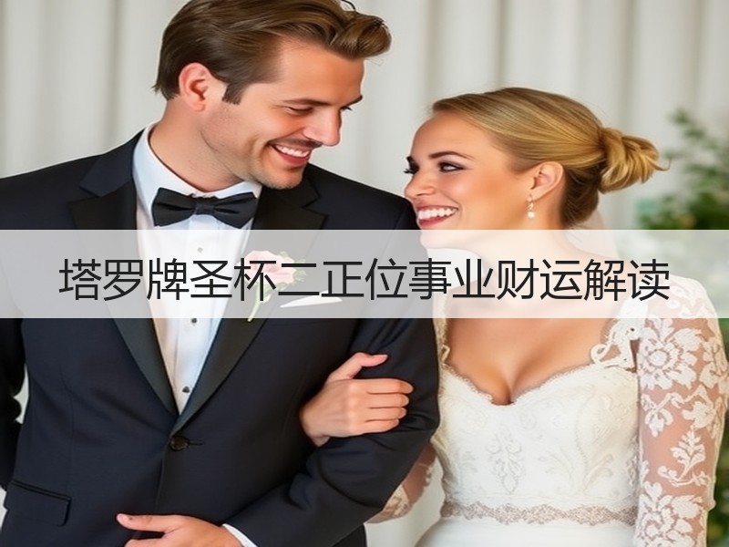 塔罗牌圣杯二正位事业财运解读