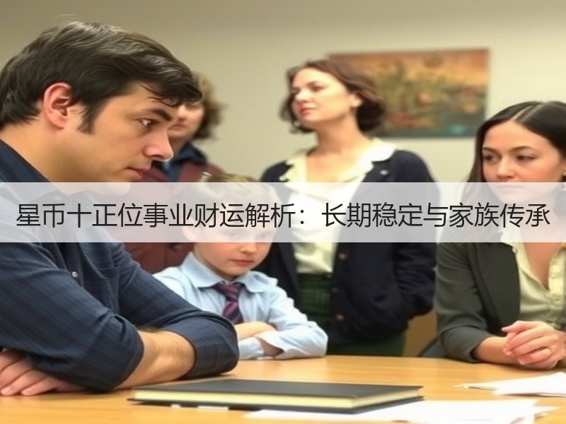 星币十正位事业财运解析：长期稳定与家族传承