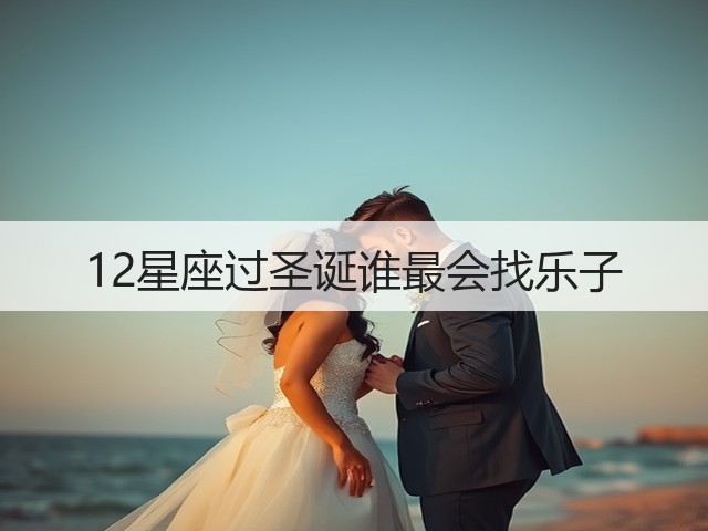 12星座过圣诞谁最会找乐子(图1)