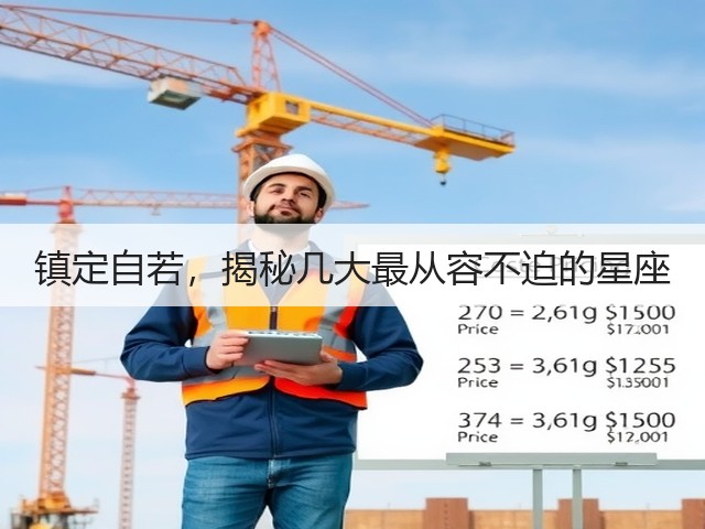 镇定自若,揭秘几大最从容不迫的星座(图1) 镇定自若,揭秘几大最从容不迫的星座(图1)