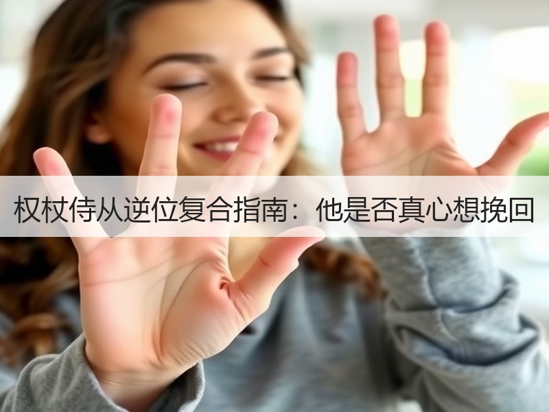 权杖侍从逆位复合指南：他是否真心想挽回