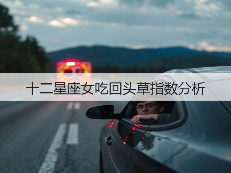 十二星座女吃回头草指数分析
