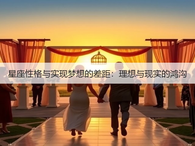 星座性格与实现梦想的差距：理想与现实的鸿沟(图3)