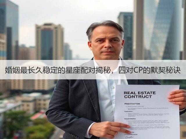 婚姻最长久稳定的星座配对揭秘,四对CP的默契秘诀(图2) 婚姻最长久稳定的星座配对揭秘,四对CP的默契秘诀(图2)