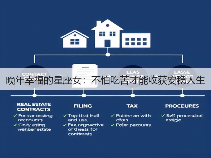 晚年幸福的星座女：不怕吃苦才能收获安稳人生