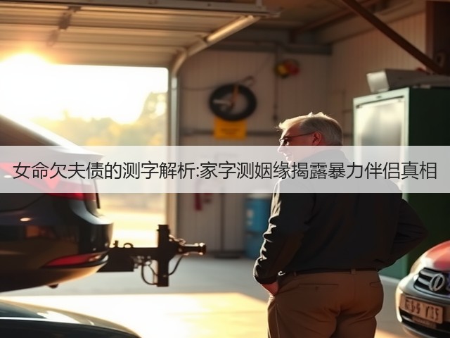 女命欠夫债的测字解析:家字测姻缘揭露暴力伴侣真相(图1)
