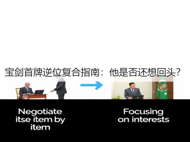 宝剑首牌逆位复合指南：他是否还想回头？