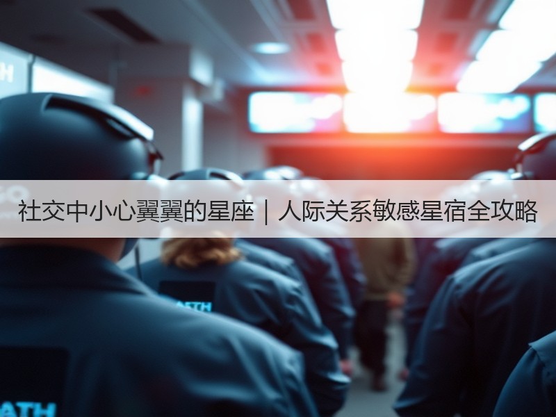 社交中小心翼翼的星座｜人际关系敏感星宿全攻略