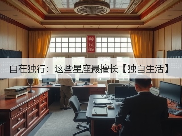 自在独行：这些星座最擅长【独自生活】(图1)