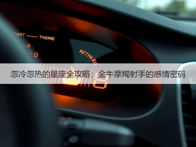 忽冷忽热的星座全攻略:金牛摩羯射手的感情密码(图3) 忽冷忽热的星座全攻略:金牛摩羯射手的感情密码(图3)