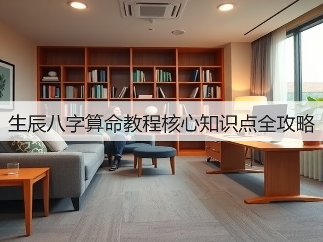 生辰八字算命教程核心知识点全攻略(图3)