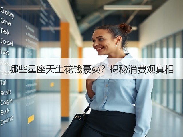 哪些星座天生花钱豪爽?揭秘消费观真相(图2) 哪些星座天生花钱豪爽?揭秘消费观真相(图2)