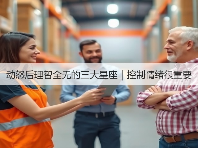 动怒后理智全无的三大星座｜控制情绪很重要(图1)
