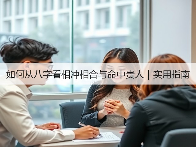 如何从八字看相冲相合与命中贵人｜实用指南(图3)