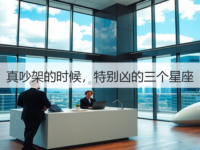 真吵架的时候,特别凶的三个星座(图1) 真吵架的时候,特别凶的三个星座(图1)
