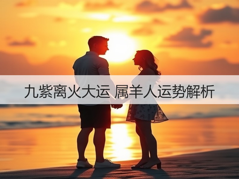 九紫离火大运 属羊人运势解析