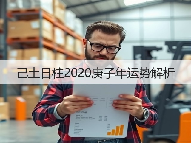 己土日柱2020庚子年运势解析(图1)