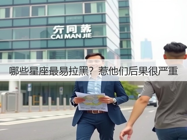 哪些星座最易拉黑？惹他们后果很严重(图1)