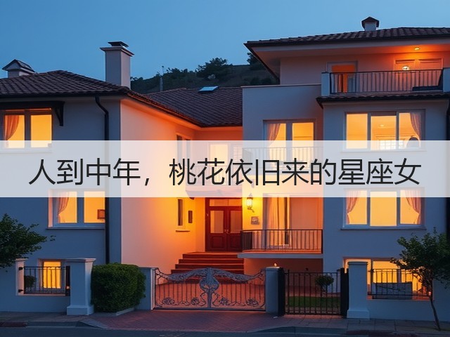 人到中年,桃花依旧来的星座女(图3) 人到中年,桃花依旧来的星座女(图3)