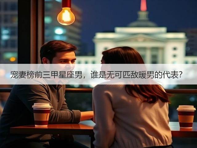 宠妻榜前三甲星座男,谁是无可匹敌暖男的代表?(图3) 宠妻榜前三甲星座男,谁是无可匹敌暖男的代表?(图3)
