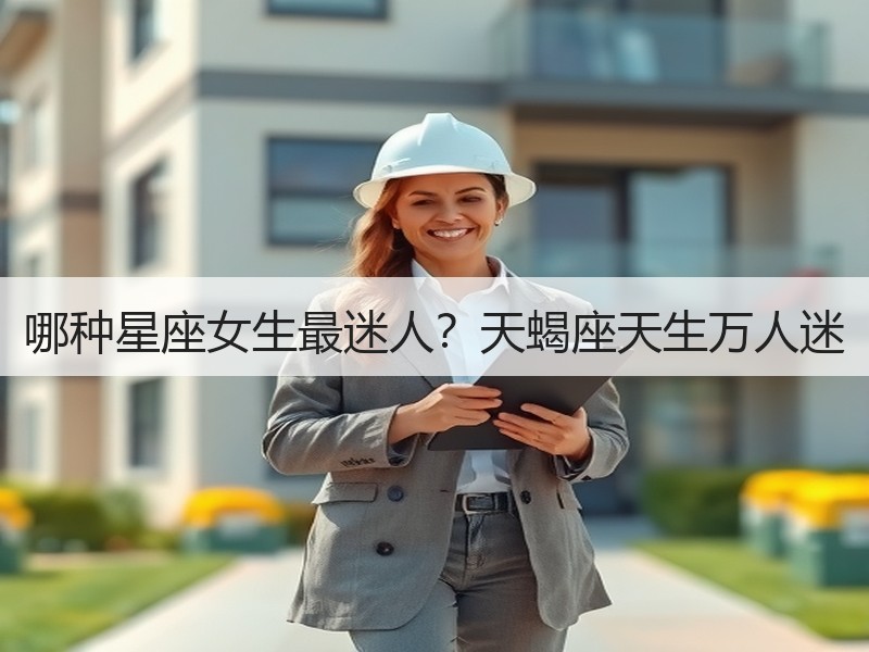 哪种星座女生最迷人？天蝎座天生万人迷