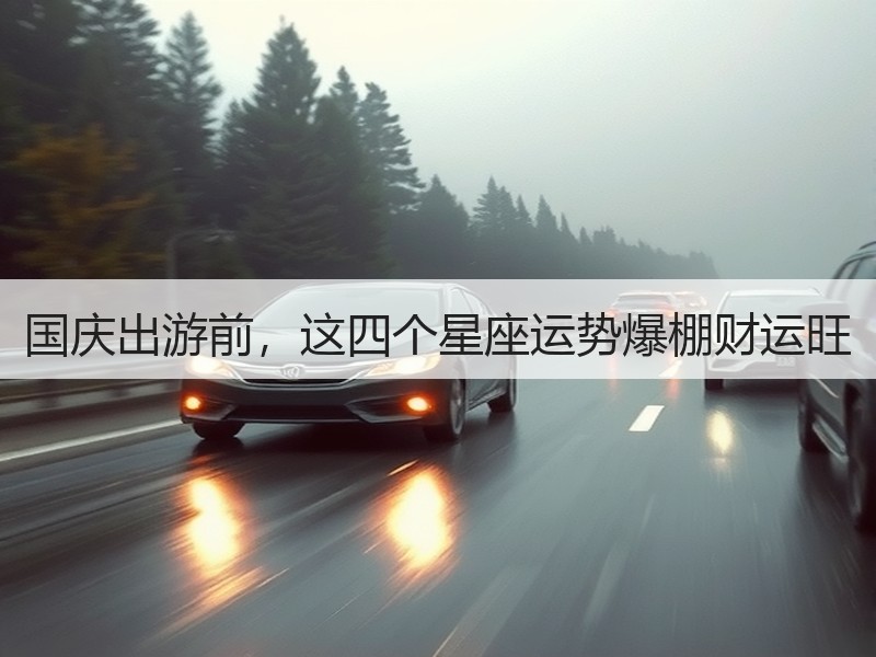 国庆出游前，这四个星座运势爆棚财运旺