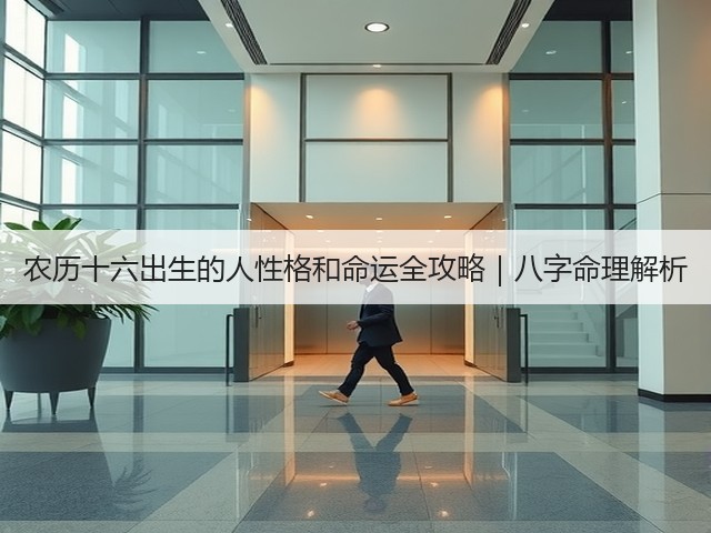 农历十六出生的人性格和命运全攻略|八字命理解析(图2) 农历十六出生的人性格和命运全攻略|八字命理解析(图2)