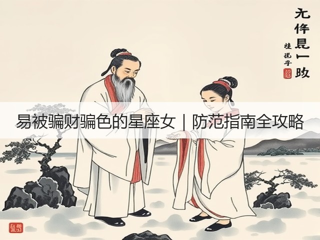 易被骗财骗色的星座女|防范指南全攻略(图2) 易被骗财骗色的星座女|防范指南全攻略(图2)