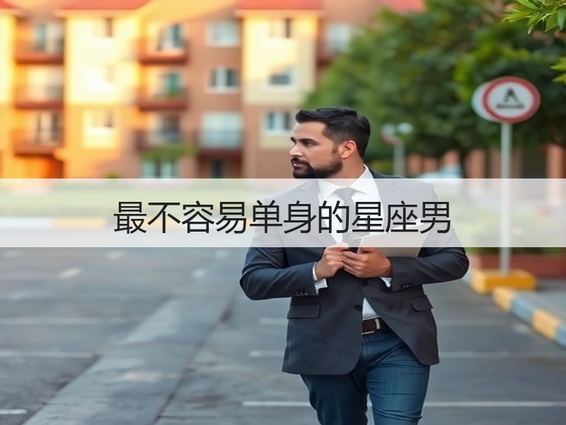最不容易单身的星座男