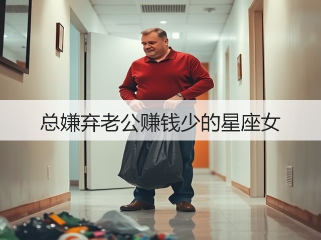 总嫌弃老公赚钱少的星座女(图1) 总嫌弃老公赚钱少的星座女(图1)