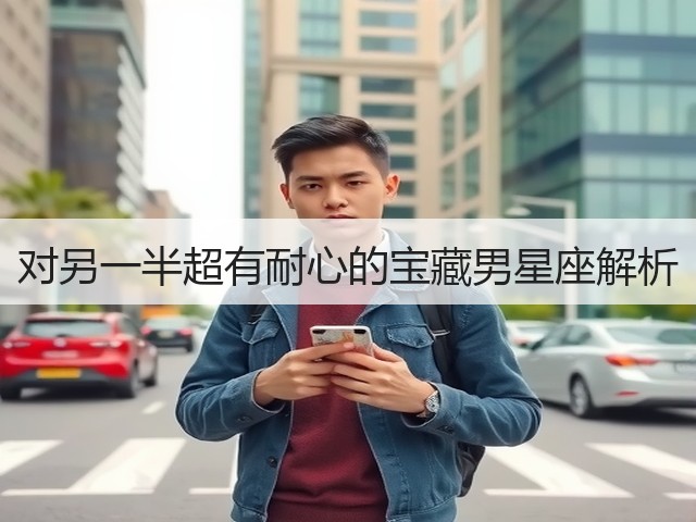 对另一半超有耐心的宝藏男星座解析(图3)