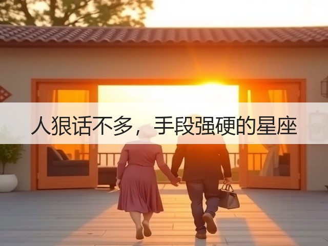 人狠话不多,手段强硬的星座(图2) 人狠话不多,手段强硬的星座(图2)