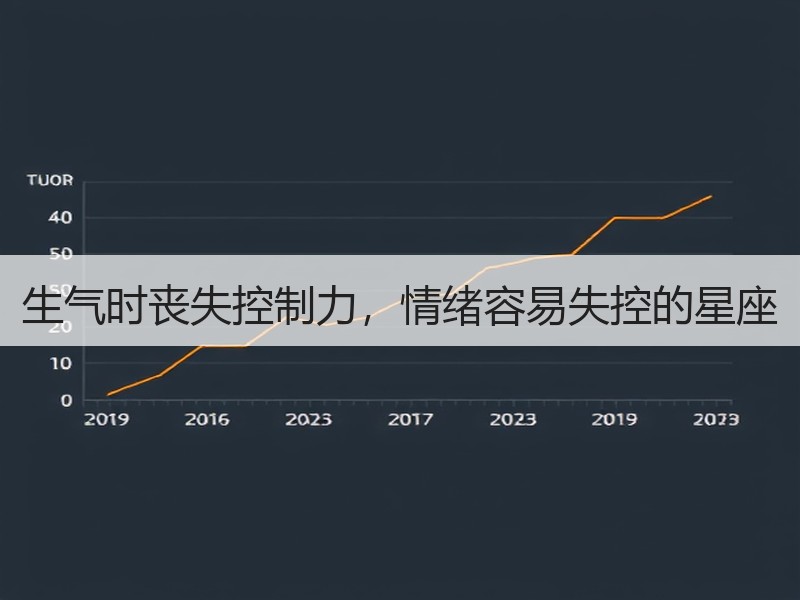生气时丧失控制力，情绪容易失控的星座