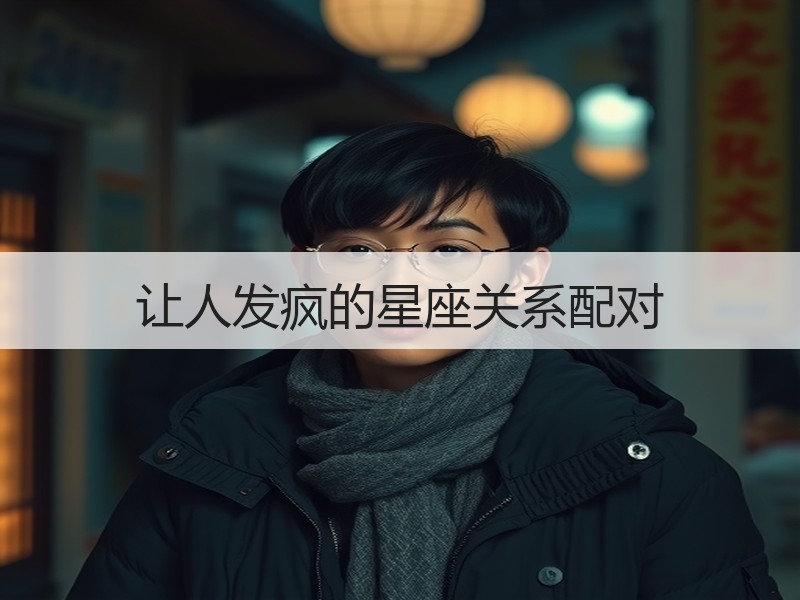 让人发疯的星座关系配对