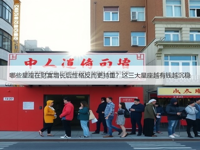 哪些星座在财富增长后性格反而更持重?这三大星座越有钱越沉稳(图1) 哪些星座在财富增长后性格反而更持重?这三大星座越有钱越沉稳(图1)